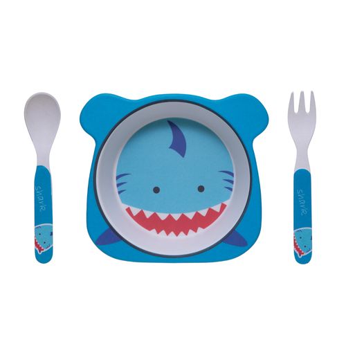 Kit Alimentação Tubarão Eco Girotondo Baby - 3 unidades