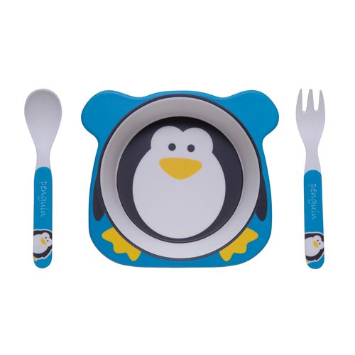 Kit Alimentação Pinguim Eco Girotondo Baby - 3 unidades